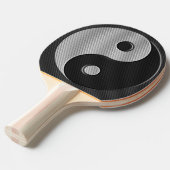 Raquette De Ping Pong Yin audacieux Yang dans le style d'impression de (Devant Angle)