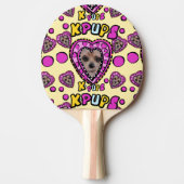 RAQUETTE DE PING PONG YORKIES  (Devant)