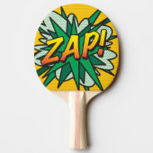 Raquette De Ping Pong ZAP KAPOW Funny Cool Modern Comédie (Dos)