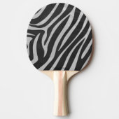 Raquette De Ping Pong Zebra noir et gris clair (Devant)