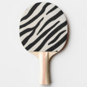 Raquette De Ping Pong Zebra Stripes Exotic Poster de animal (Dos)