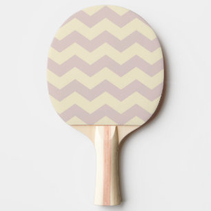Raquette De Ping Pong Zigzag Stripe Lavande Couleur de baiser