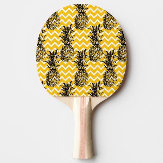 Raquette De Ping Pong Zigzags d'ananas (Devant)