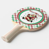 Raquette De Ping Pong Zoomie Santa Christmas (Devant Angle)