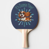 Raquette De Ping Pong Zoomie Time Cavalier Spaniel (Dos)