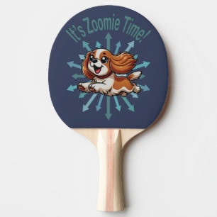 Raquette De Ping Pong Zoomie Time Cavalier Spaniel