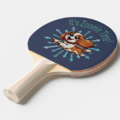 Raquette De Ping Pong Zoomie Time Cavalier Spaniel (Devant Angle)