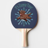 Raquette De Ping Pong Zoomie Time Chocolate Lab (Dos)
