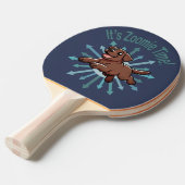 Raquette De Ping Pong Zoomie Time Chocolate Lab (Devant Angle)