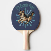 Raquette De Ping Pong Zoomie Time Large Mutt (Dos)