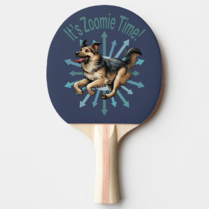 Raquette De Ping Pong Zoomie Time Large Mutt