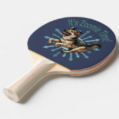 Raquette De Ping Pong Zoomie Time Large Mutt (Devant Angle)