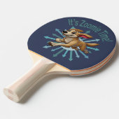 Raquette De Ping Pong Zoomie Time Medium Tan Mutt (Devant Angle)