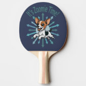 Raquette De Ping Pong Zoomie Time Rat Terrier (Dos)
