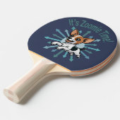 Raquette De Ping Pong Zoomie Time Rat Terrier (Devant Angle)