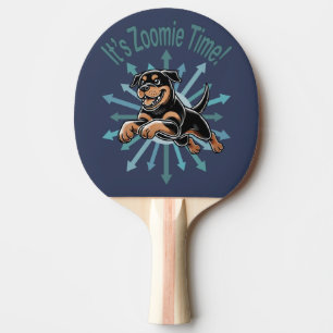 Raquette De Ping Pong Zoomie Time Rottweiler