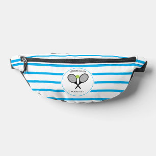 Raquette de tennis personnalisée Bleu rayé