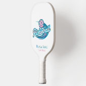 Raquette d'équipe de pickleball rose sarcelle pers (Gauche)