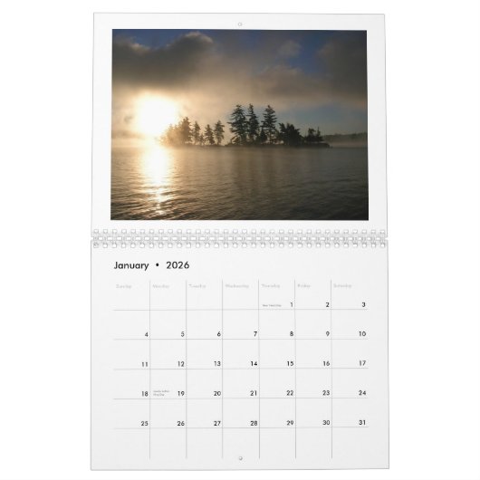 Raquette Lake Calendar 2013 Kalender (Jan 2026)