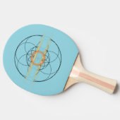 raquette ping pong fleur de vie (Côté)