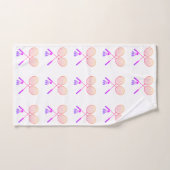 Raquettes Badminton Shuttlecock Birdie Motif (Serviette à main)