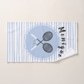 Raquettes de badminton personnalisées Shuttlecock  (Serviette à main)