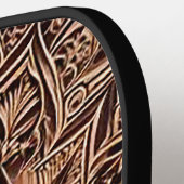 Raquettes de Pickleball Mandala Marron (Détail gauche)