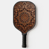 Raquettes de Pickleball Mandala Marron (Verso)