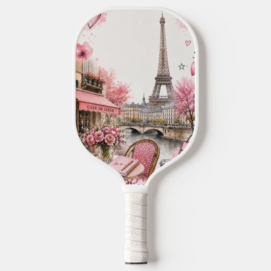 Raquettes de Pickleball Rose Paris (Recto)