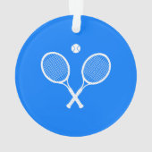 Raquettes de tennis Arrière - plan bleu (dos)