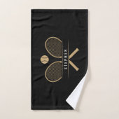 Raquettes de tennis & Nom Sports (Serviette à main)