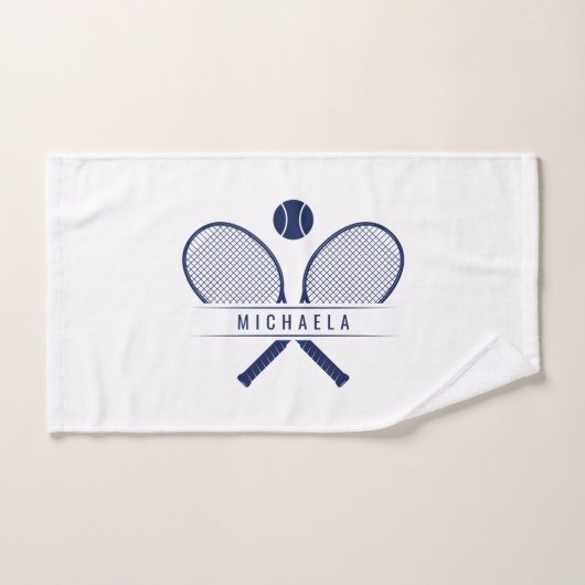 Raquettes de tennis & Nom Sports (Serviette à main)