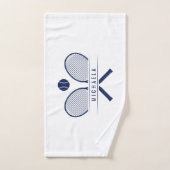 Raquettes de tennis & Nom Sports (Serviette à main)