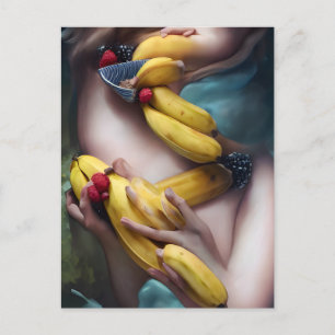 Rare AI Gone Bananen Briefkaart