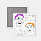 RARE BOYZ-magneet Magneet (Voorkant / Achterkant)