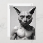 Rare Cat Guy Briefkaart (Voorkant / Achterkant)
