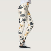 Rare Cats Pattern Leggings (Rechts)