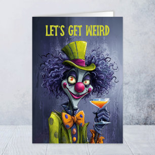 Rare Clown Verjaardags Kaart