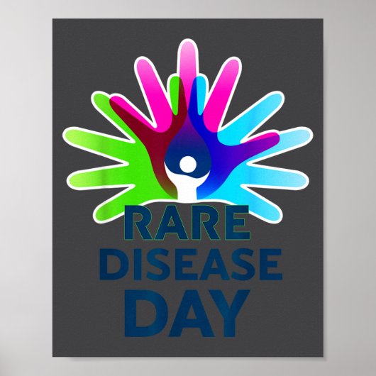 Rare Disease Awareness Shirt - Rare Disease Day 20 Poster (Voorkant)