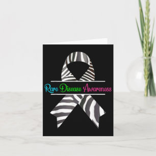 Rare Disease Awareness Shirt - Zebra Rare Disease Kaart