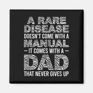 Rare Disease Warrior Dad Rare Disease Awareness Fa Magneet