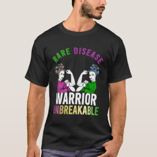 Rare Disease Warrior Onbreekbaar T-shirt Rare Dise