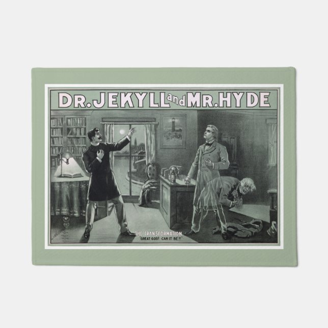 Rare Dr. Jekyll en de heer Hyde Transformation Pos Deurmat (Voorkant)