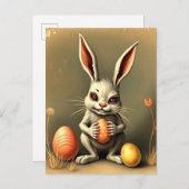 Rare Easter Bunny Briefkaart (Voorkant / Achterkant)