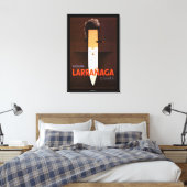 RARE FRANÇAIS ART DÉCO CIGAR MAN CANVAS (Insitu(Chambre))