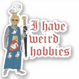"Rare Hobbys" ridder op maat gemaakte vinyl sticke Sticker