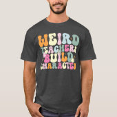 Rare leraars bouwen karakter Cool lover lesgeven T-shirt (Voorkant)