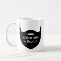 Rare man met een Beardo mok, Grappige mok, Baard m