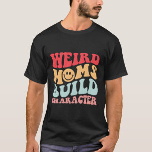 Rare moeders bouwen karakter esthetische moeder t-shirt