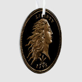 Rare Ornement Penny Américain (devant)